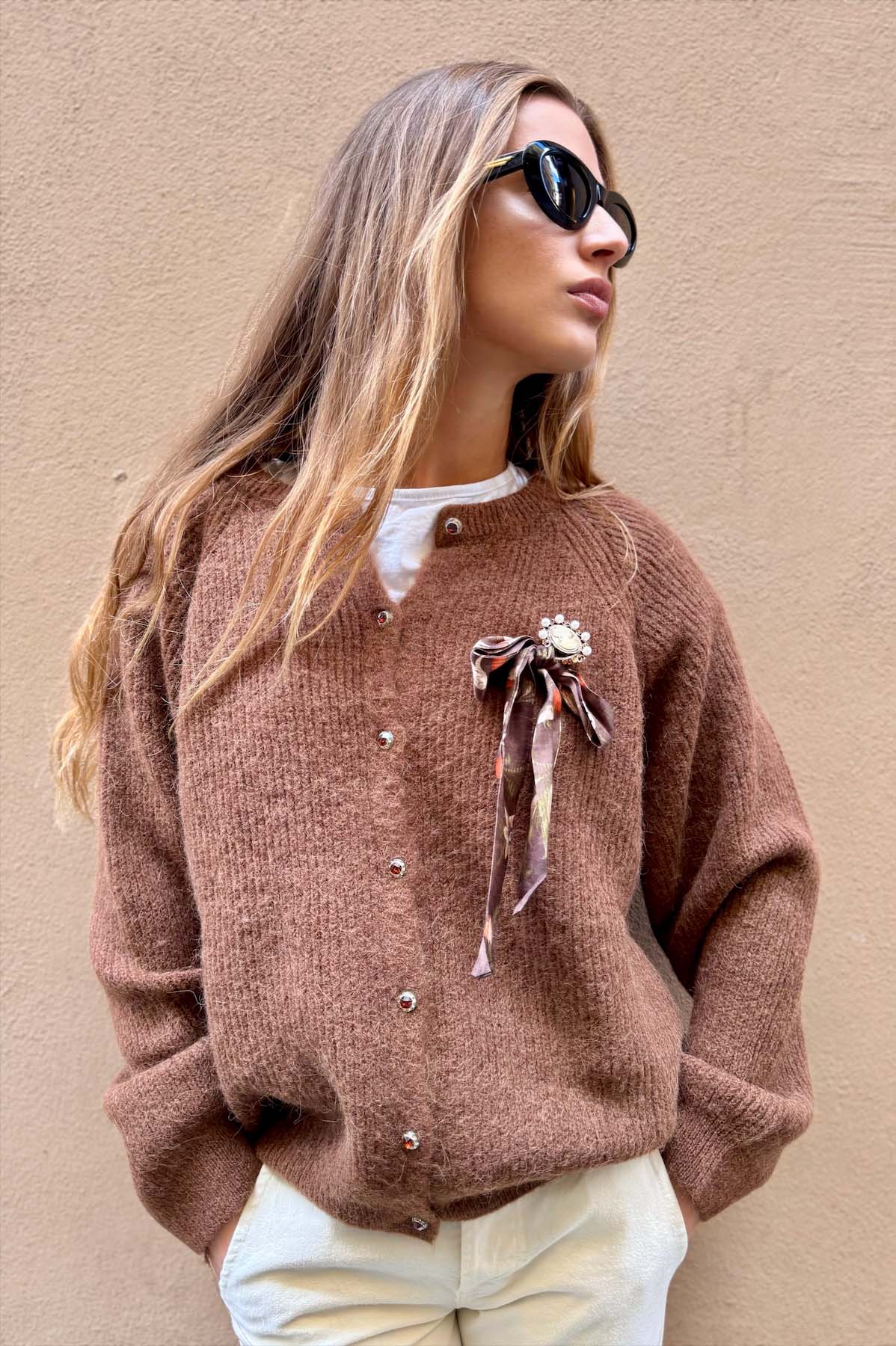 Cardigan Tinta Unita