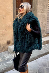 Gilet Ecopelliccia mongolia