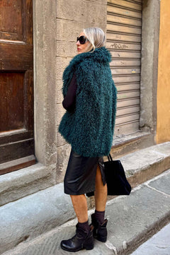 Gilet Ecopelliccia mongolia