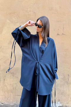 Abito Kimono Corto Onice