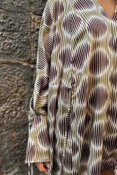 Abito Kimono Corto Ambra