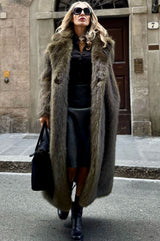 Cappotto Ecopelliccia