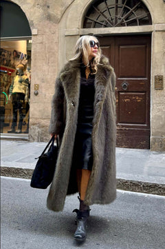 Cappotto Ecopelliccia