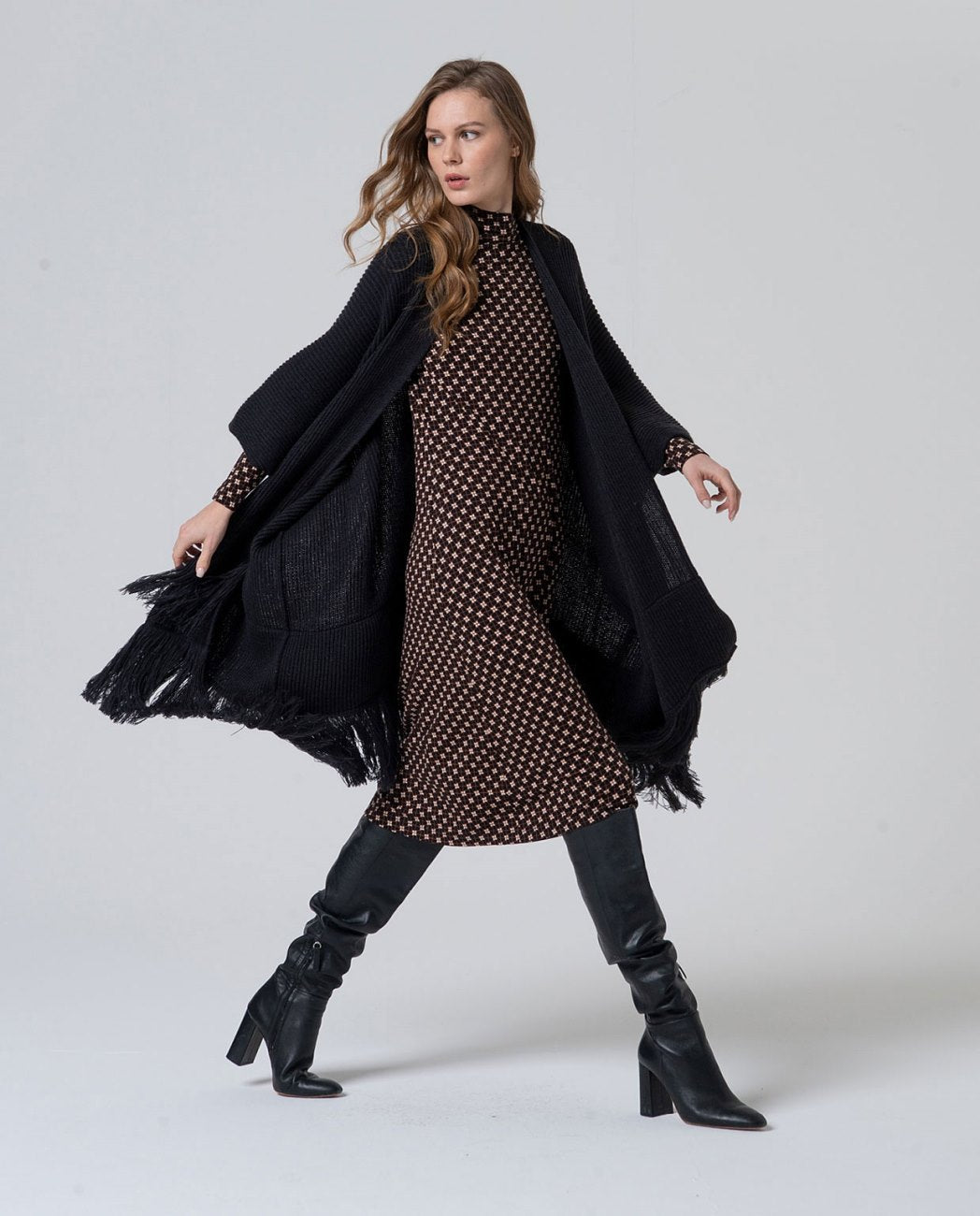 Poncho in Maglia