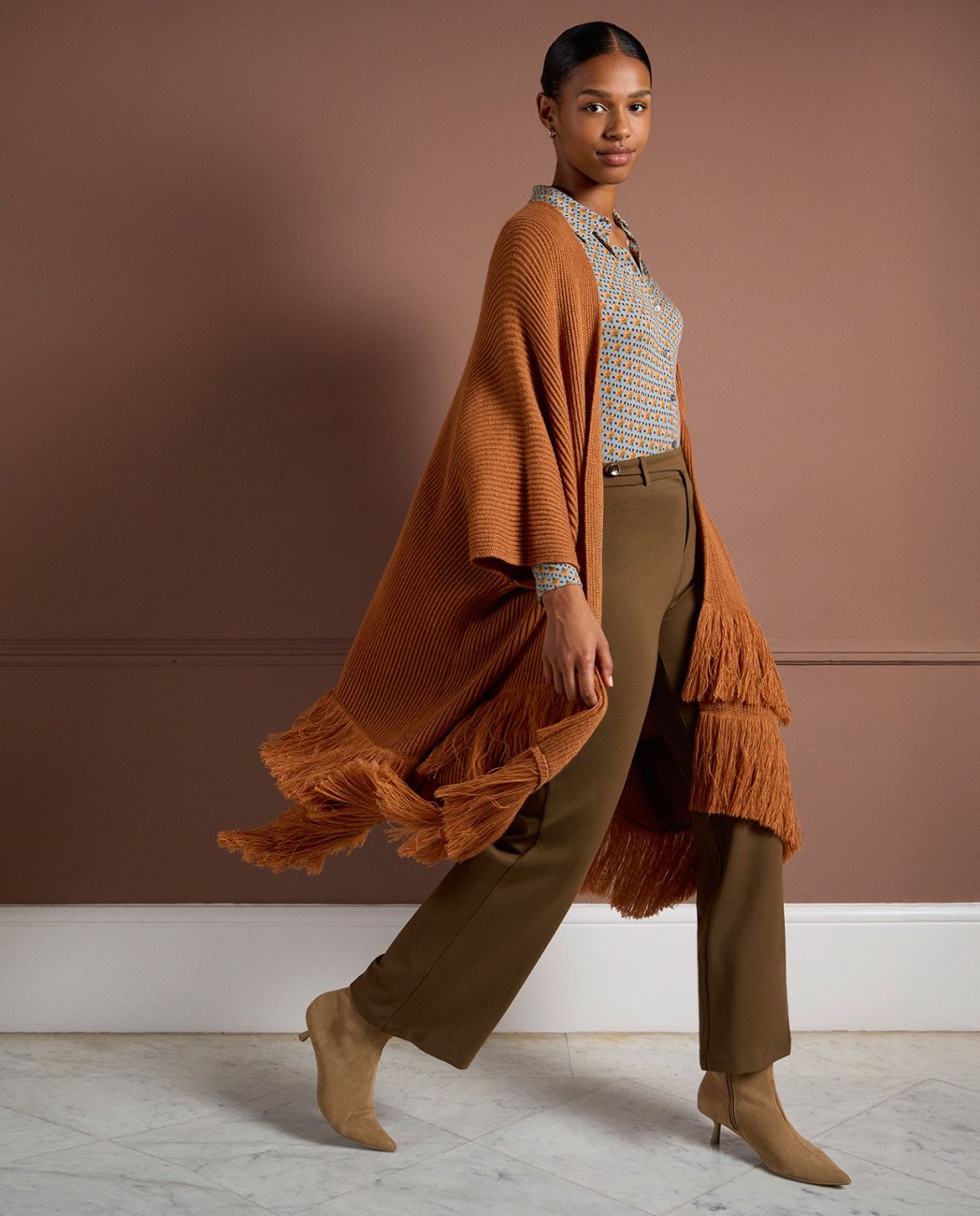Poncho in Maglia