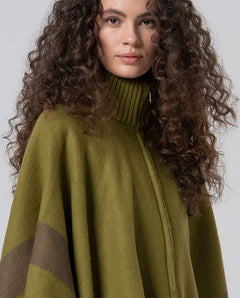 Poncho in Tessuto