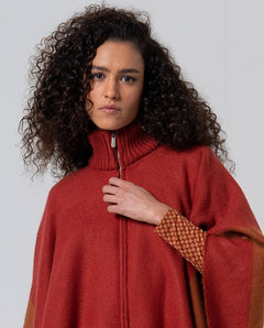 Poncho in Tessuto