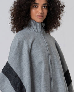 Poncho in Tessuto