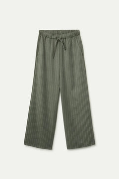 Pantalone gessato grigio