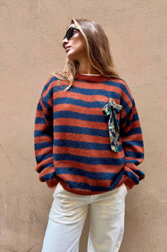 Maglia Riga Paricollo