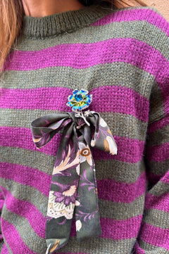 Maglia Riga Paricollo