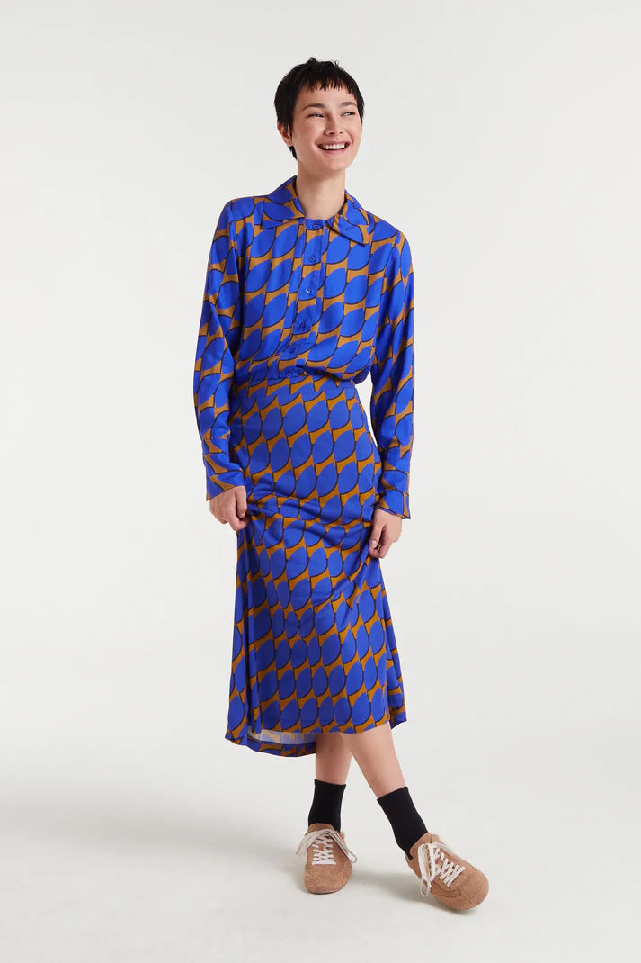 Camicia Skouros con stampa grande