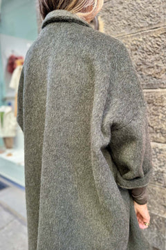 Giacca Kimono Lana Sfoderata