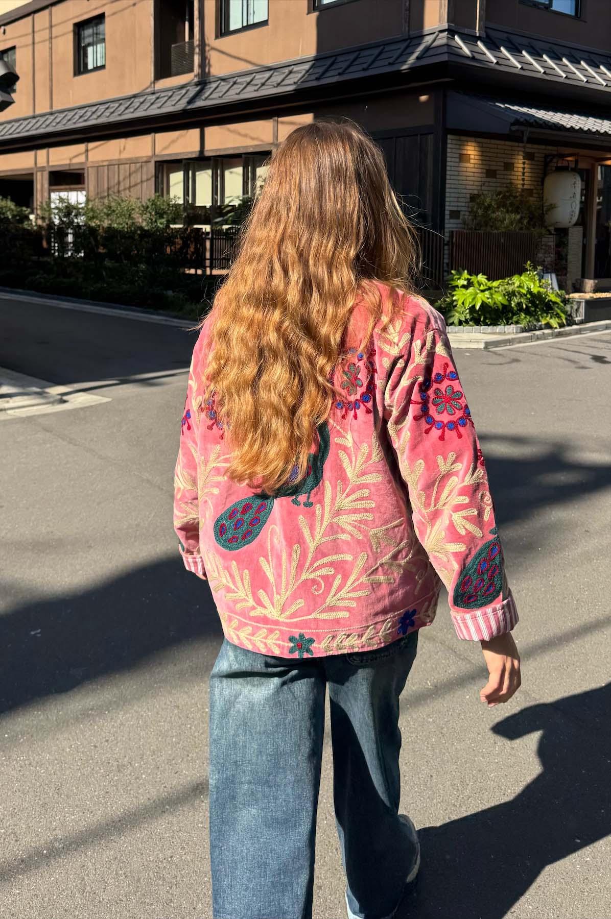 Giacca Ricamata in Velluto