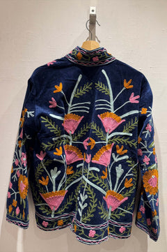 Giacca Ricamata in Velluto