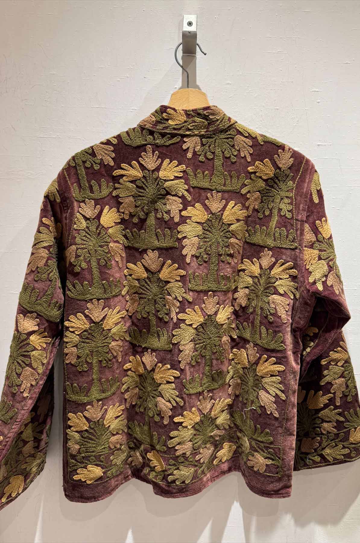 Giacca Ricamata in Velluto