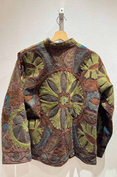 Giacca Ricamata in Velluto