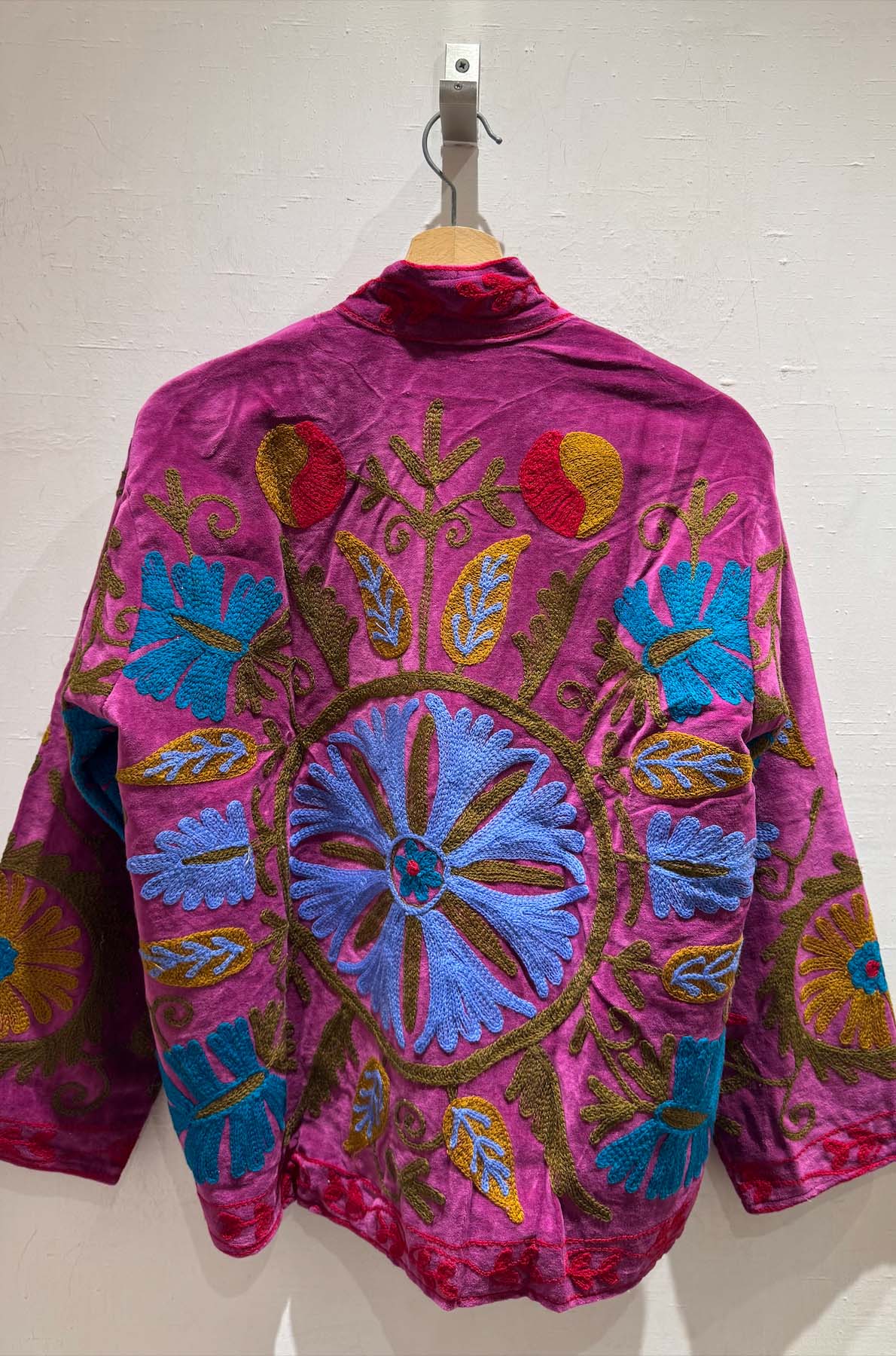 Giacca Ricamata in Velluto