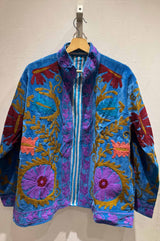 Giacca Ricamata in Velluto