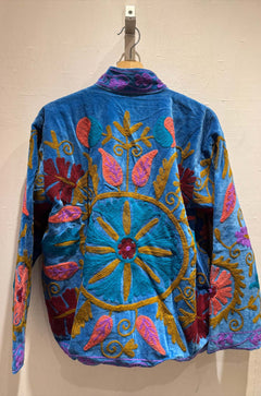 Giacca Ricamata in Velluto