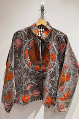 Giacca Ricamata in Velluto