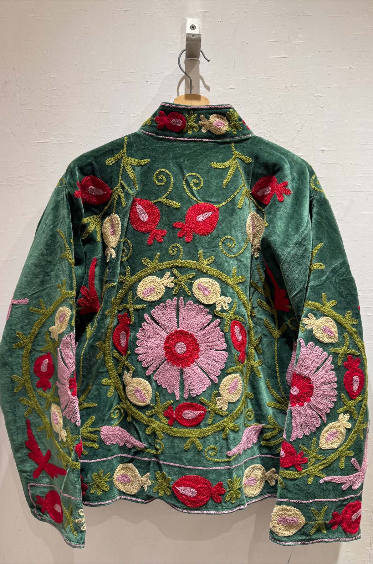 Giacca Ricamata in Velluto