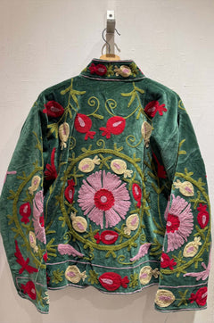 Giacca Ricamata in Velluto