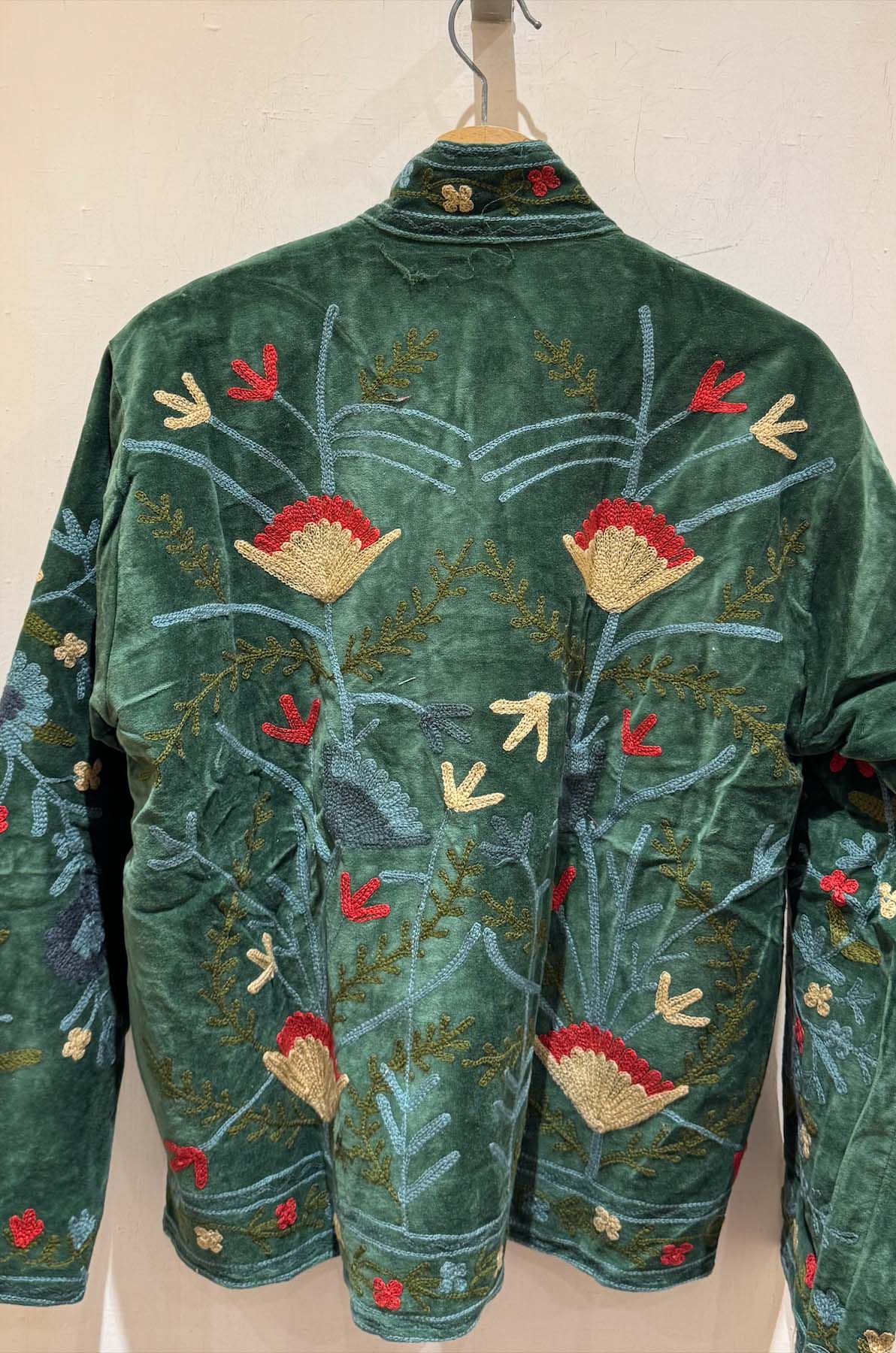 Giacca Ricamata in Velluto