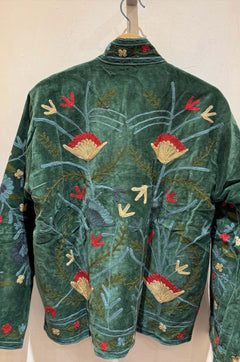 Giacca Ricamata in Velluto