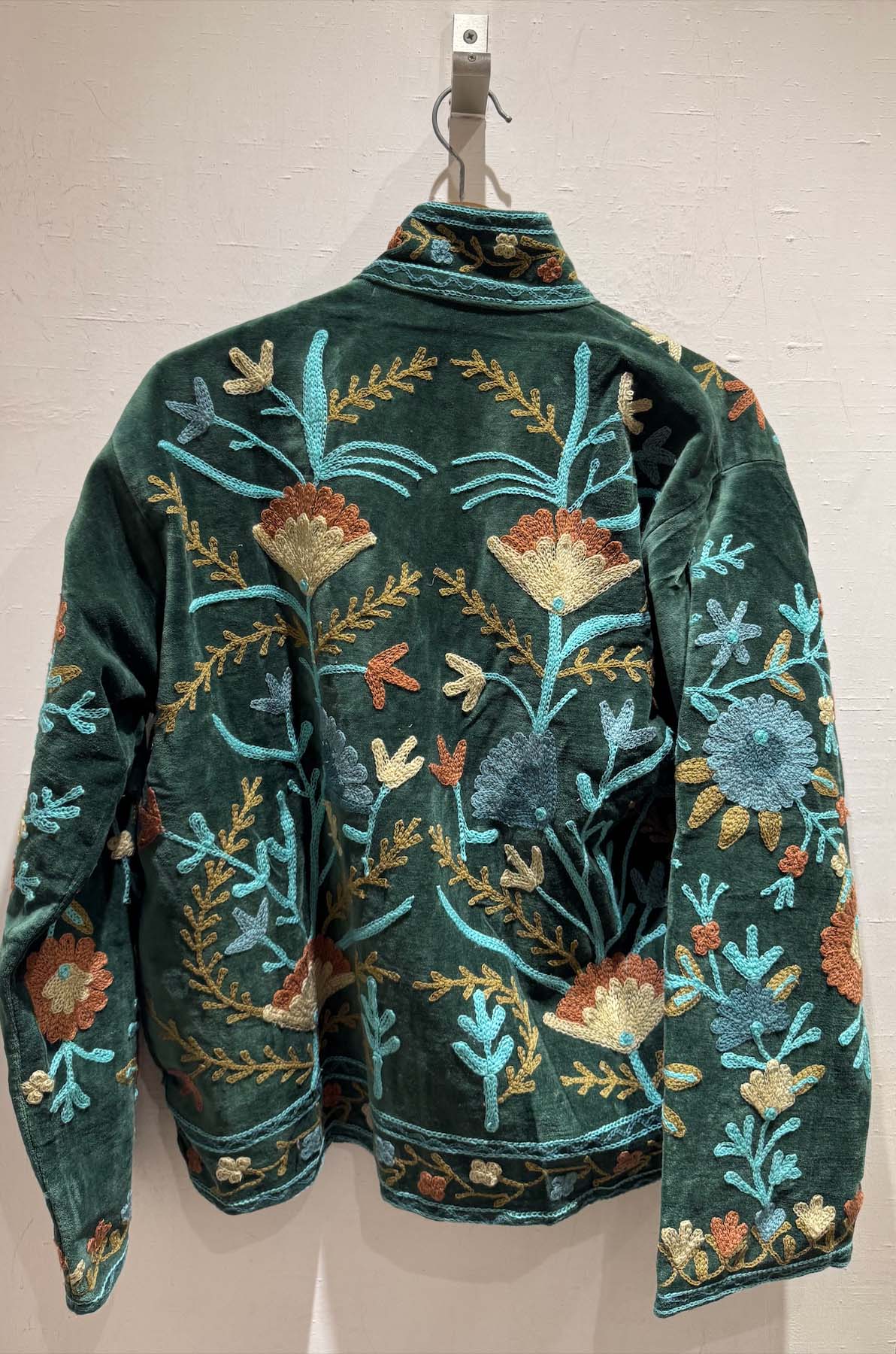 Giacca Ricamata in Velluto
