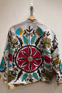 Giacca Ricamata in Velluto