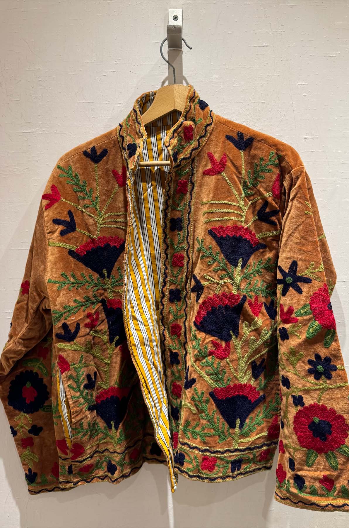 Giacca Ricamata in Velluto