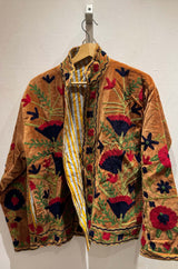 Giacca Ricamata in Velluto