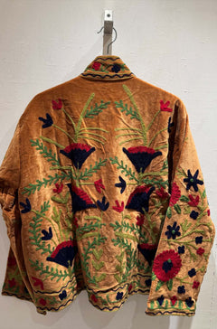 Giacca Ricamata in Velluto