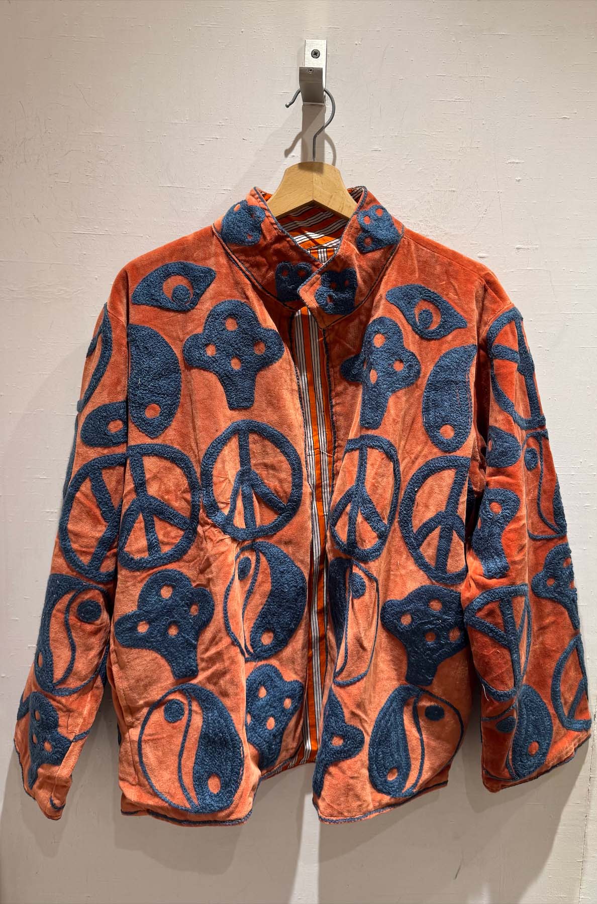 Giacca Ricamata in Velluto