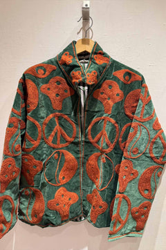 Giacca Ricamata in Velluto