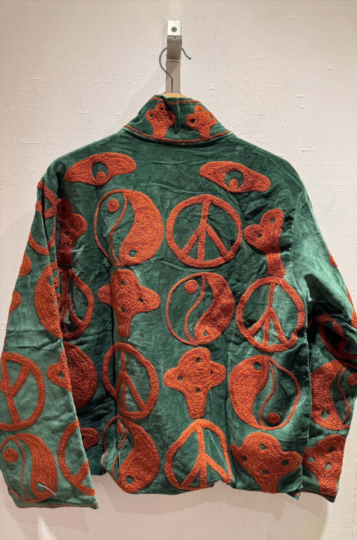 Giacca Ricamata in Velluto