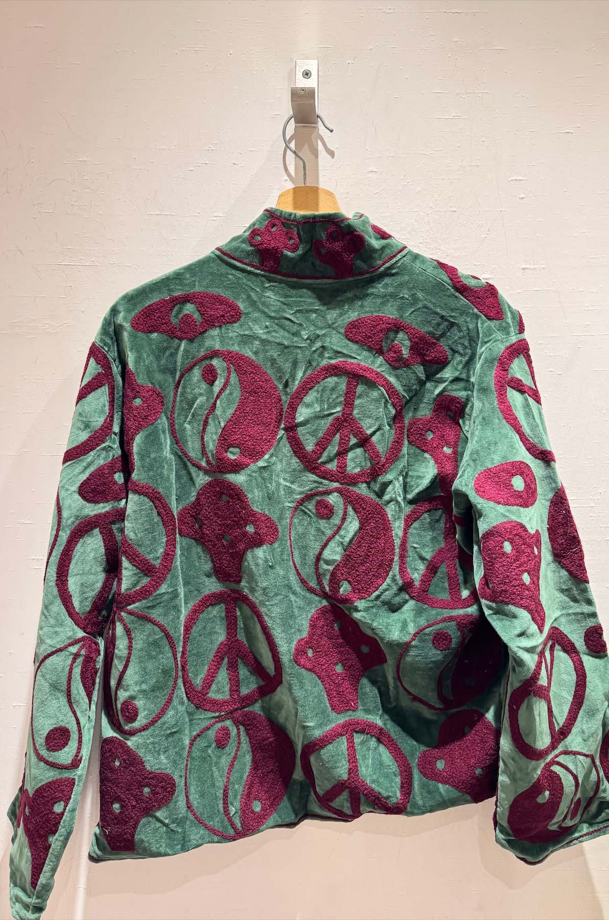 Giacca Ricamata in Velluto