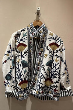 Giacca Ricamata in Velluto