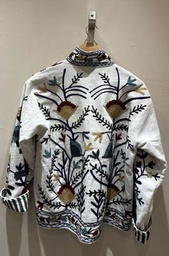 Giacca Ricamata in Velluto