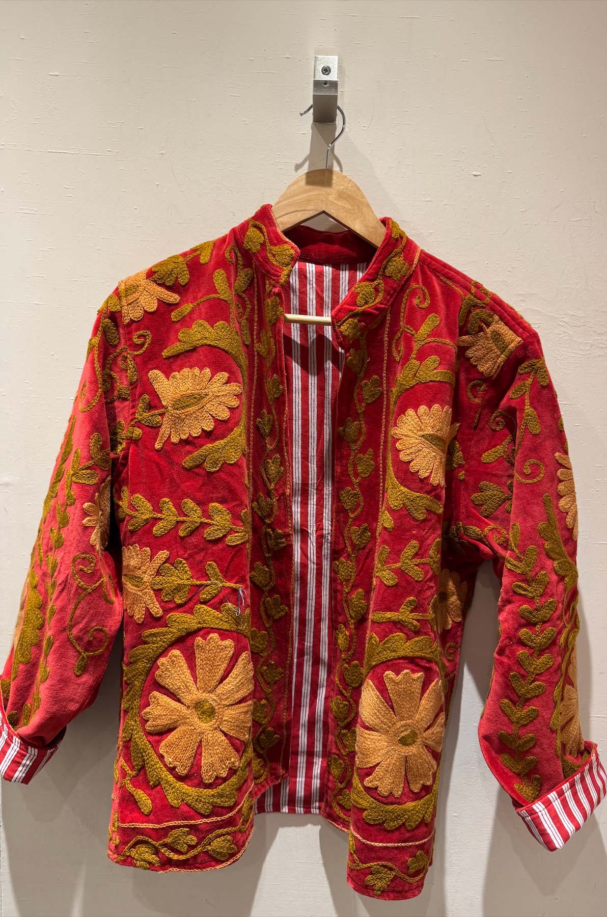 Giacca Ricamata in Velluto