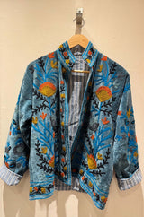 Giacca Ricamata in Velluto