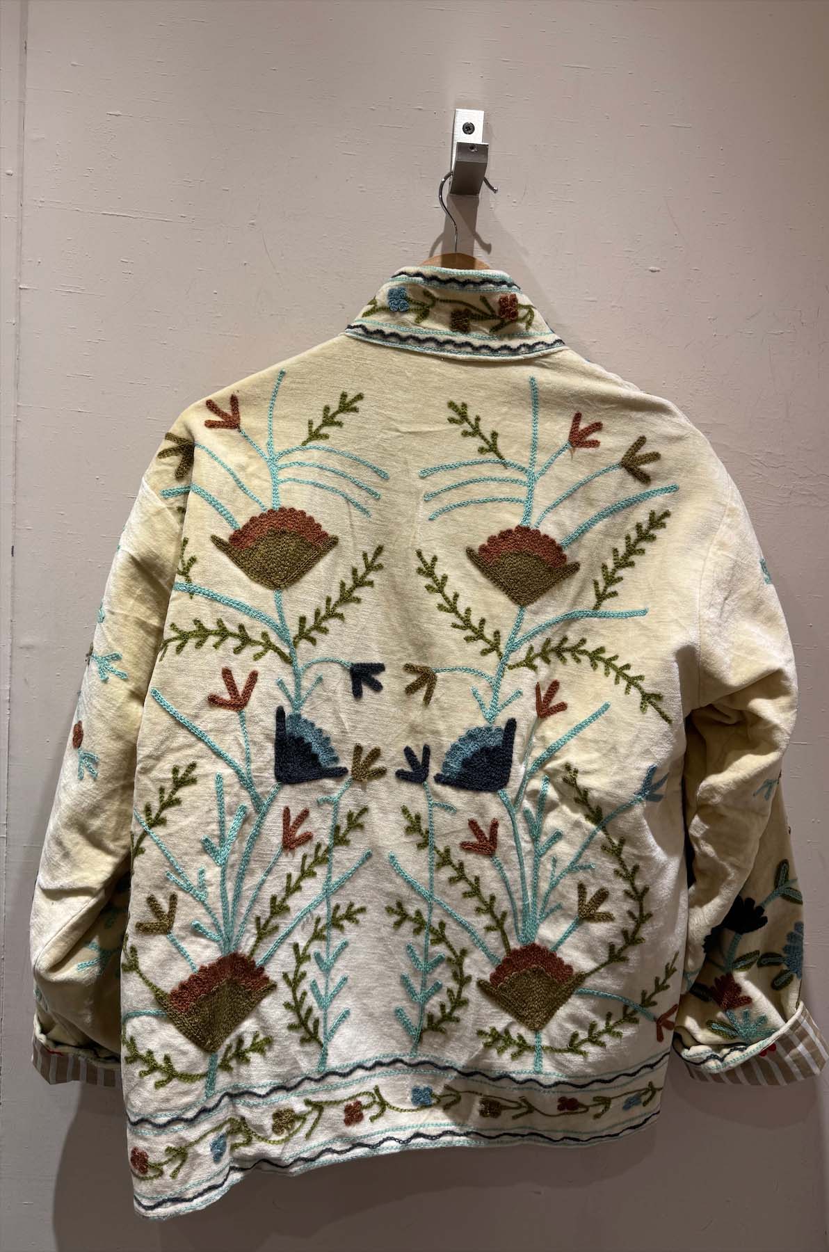 Giacca Ricamata in Velluto