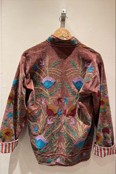 Giacca Ricamata in Velluto