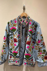 Giacca Ricamata in Velluto