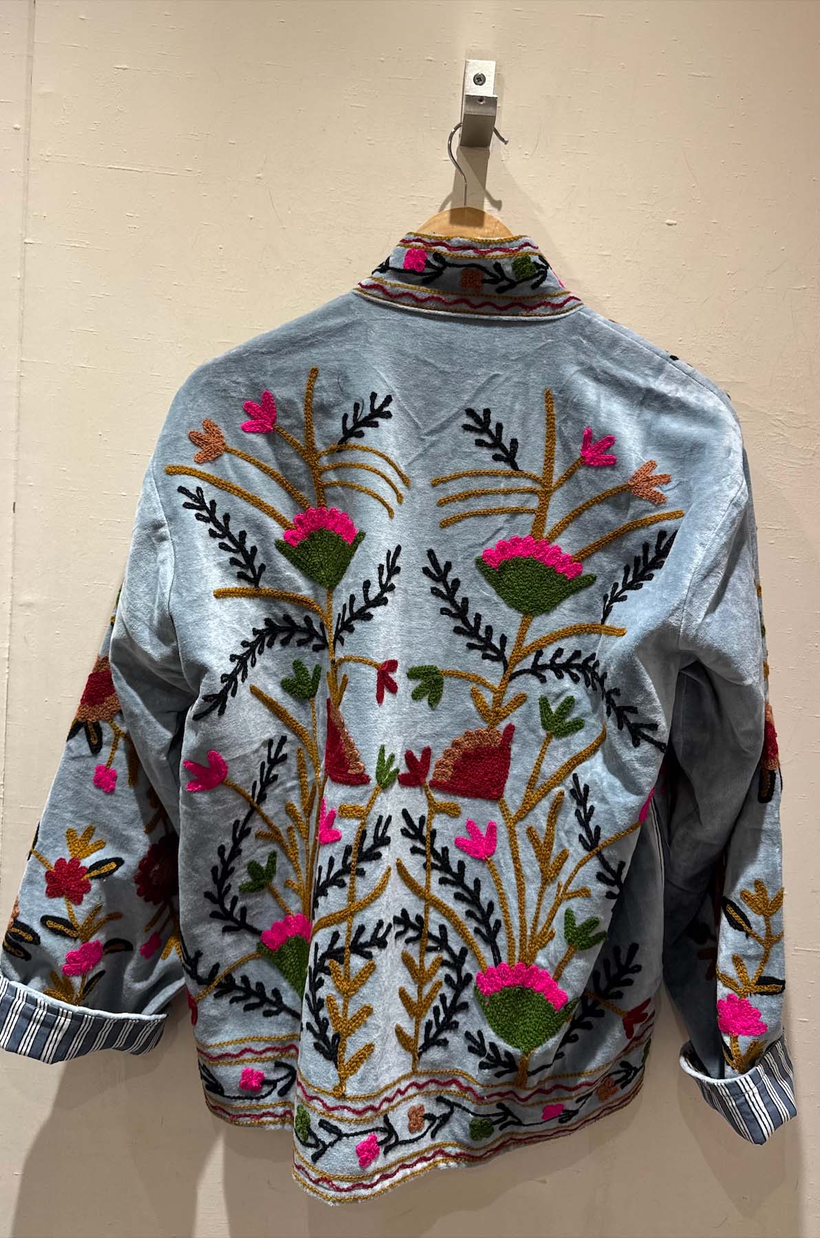 Giacca Ricamata in Velluto