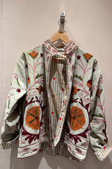 Giacca Ricamata in Velluto