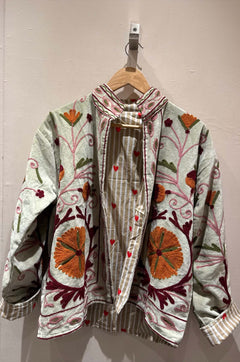 Giacca Ricamata in Velluto