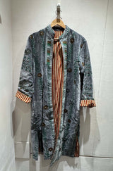 Giacca Lunga Ricamata