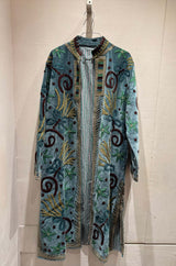 Giacca Lunga Ricamata